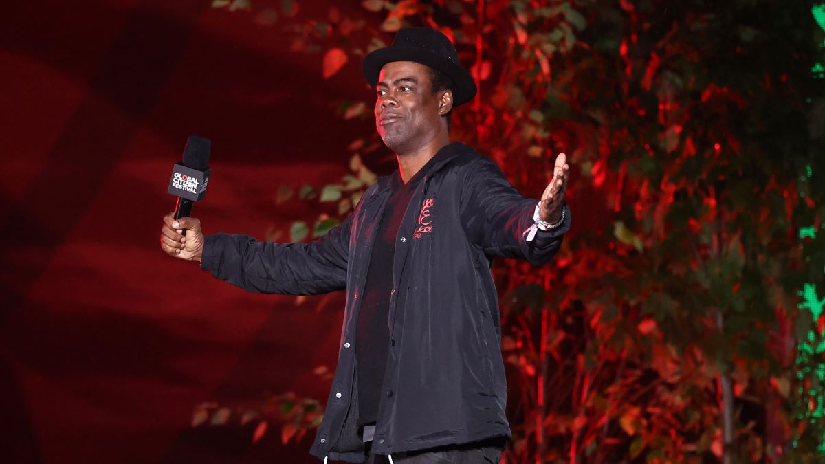 hris Rock speaks onstage during the 2023 Global Citizen Concert at Central Park, Great Lawn on September 23, 2023 in New York City. (Photo by Arturo Holmes/Getty Images)