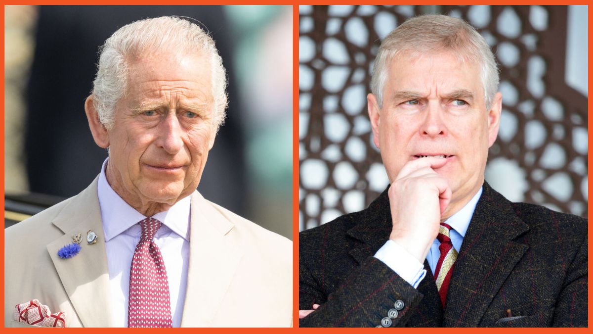 WINDSOR, UNITED KINGDOM - MAY 12: (EMBARGOED FOR PUBLICATION IN UK NEWSPAPERS UNTIL 48 HOURS AFTER CREATE DATE AND TIME) Prince Andrew, Duke of York attends the Endurance event on day 3 of the Royal Windsor Horse Show in Windsor Great Park on May 12, 2017 in Windsor, England. (Photo by Max Mumby/Indigo/Getty Images) KING'S LYNN, ENGLAND - JULY 26: King Charles III visits Sandringham Flower Show at Sandringham House on July 26, 2023 in King's Lynn, England. (Photo by Samir Hussein/WireImage)