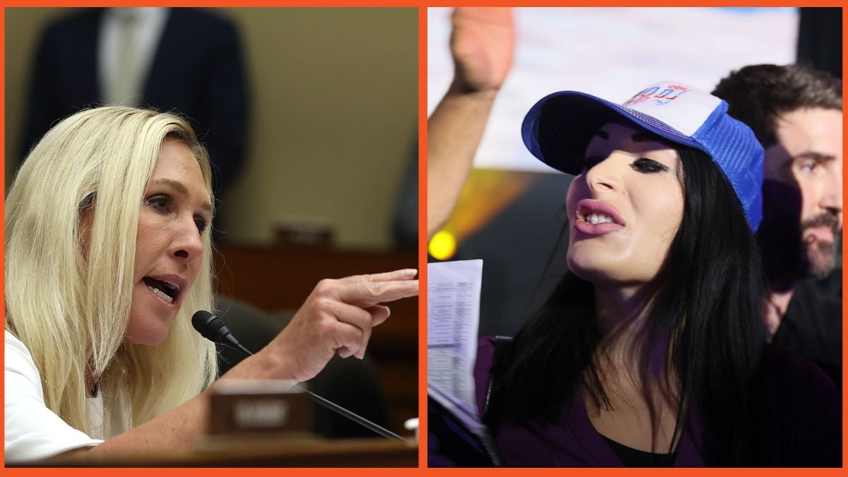 Marjorie Taylor Greene and Laura Loomer