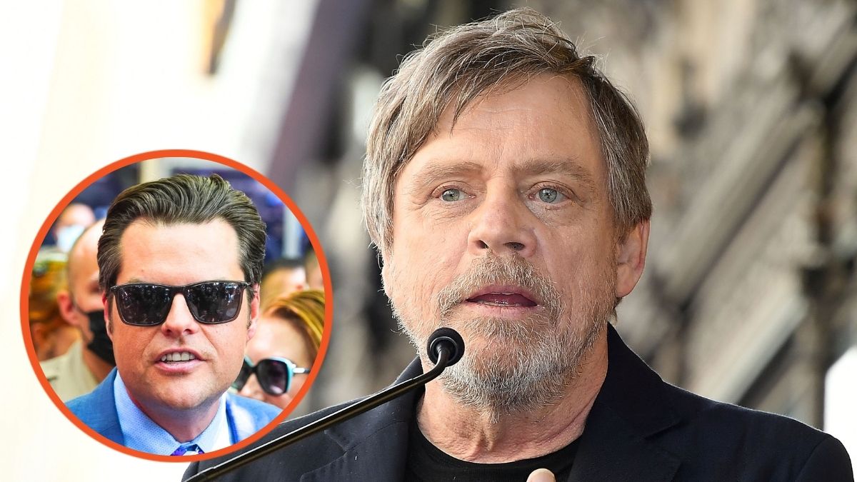 Mark Hamill Honored With Star On The Hollywood Walk Of Fame and Matt Gaetz is seen on July 14, 2021 in Los Angeles, California