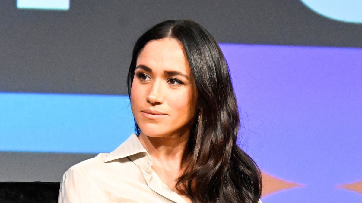 AUSTIN, TEXAS - MARCH 08: Meghan, Duchess of Sussex speaks onstage during the Breaking Barriers, Shaping Narratives: How Women Lead On and Off the Screen panel during the 2024 SXSW Conference and Festival at Austin Convention Center on March 08, 2024 in Austin, Texas. (Photo by Astrida Valigorsky/Getty Images)