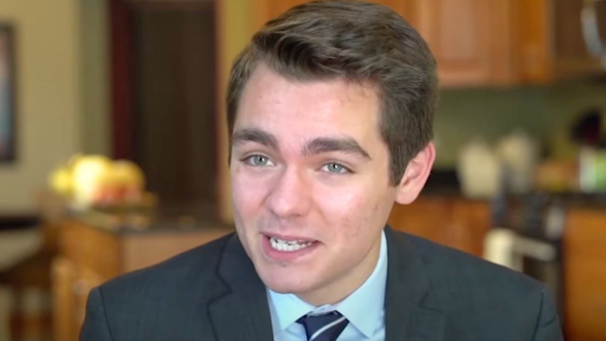 Nick Fuentes appearing in TIME Magazine interview