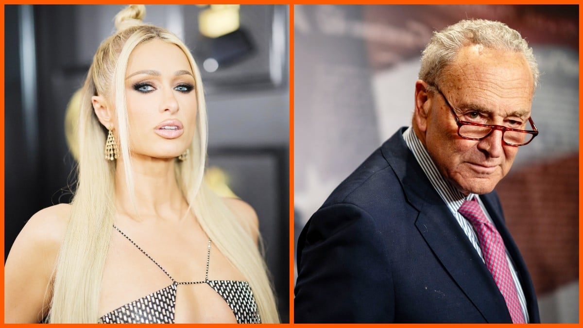 Paris Hilton and Chuck Schumer