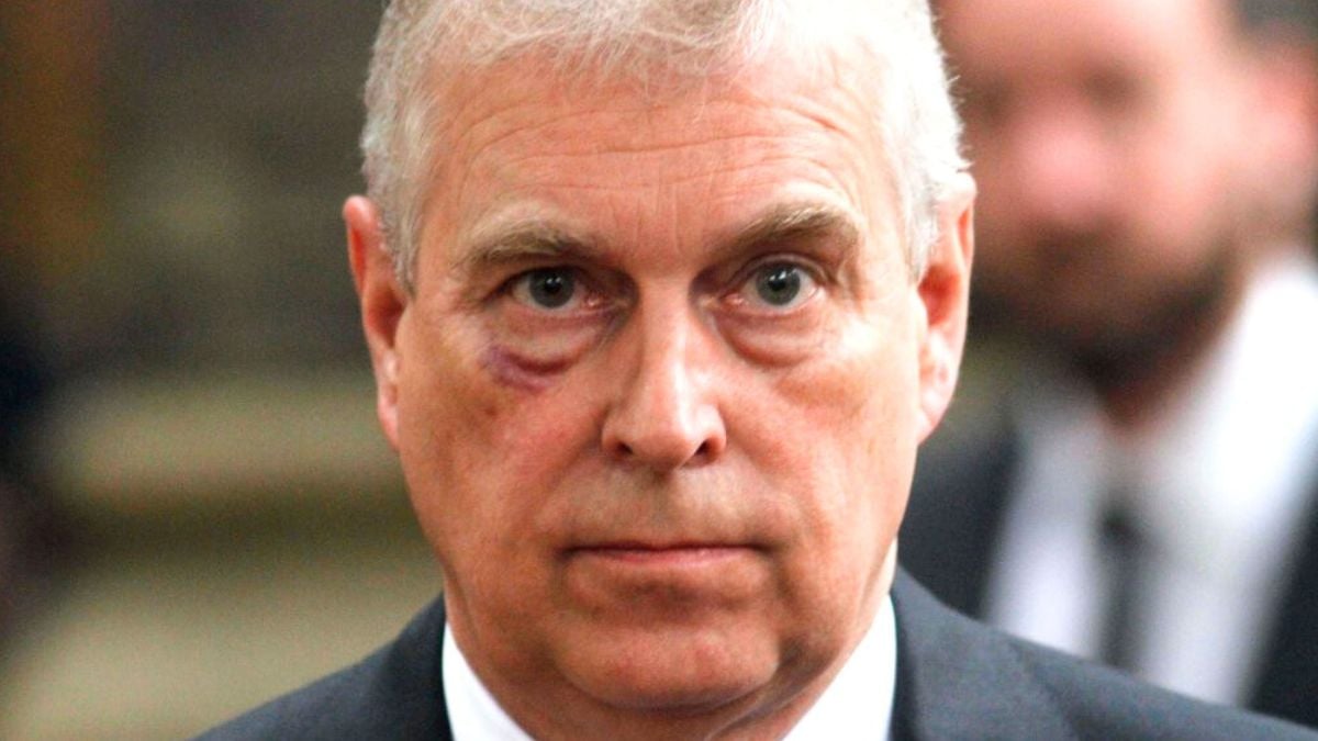 LONDON, UNITED KINGDOM - JUNE 27: Prince Andrew, Duke of York leaves the funeral service of Patricia Knatchbull, Countess Mountbatten of Burma at St Paul's Church in Knightsbridge on June 27, 2017 in London, England. (Photo Mark Richards - WPA Pool / Getty Images)