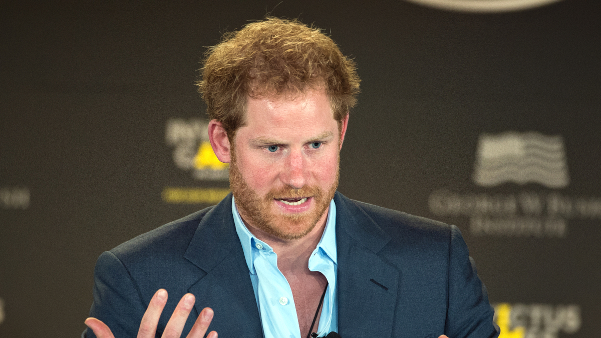 Prince Harry speaks during the 2016 Invictus Games Symposium on Invisible Wounds in Orlando, Fla. May 8, 2016. The symposium hosted by Prince Harry and President George W. Bush sought to destigmatize the victims of post traumatic stress and other injuries that are not regularly visible.