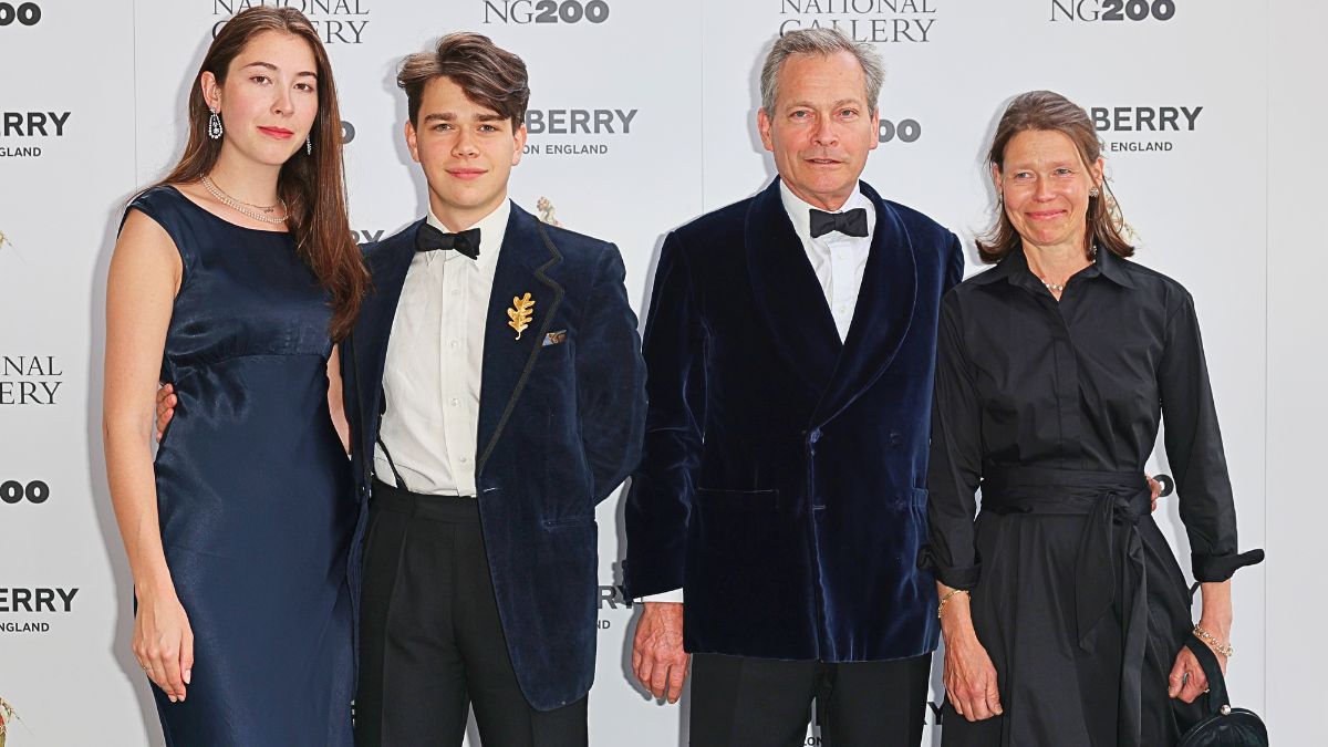 Samuel Chatto, Daniel Chatto and Lady Sarah Chatto attend 'The Alchemist's Feast', the inaugural summer party & fundraiser for the National Gallery's Bicentenary campaign, NG200, with Creative Director Patrick Kinmonth, on June 23, 2022 in London, England. 