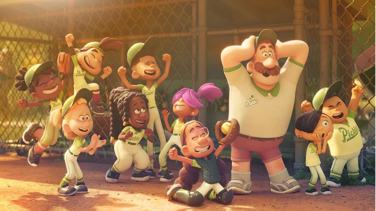 Still from Pixar animated series Win or Lose