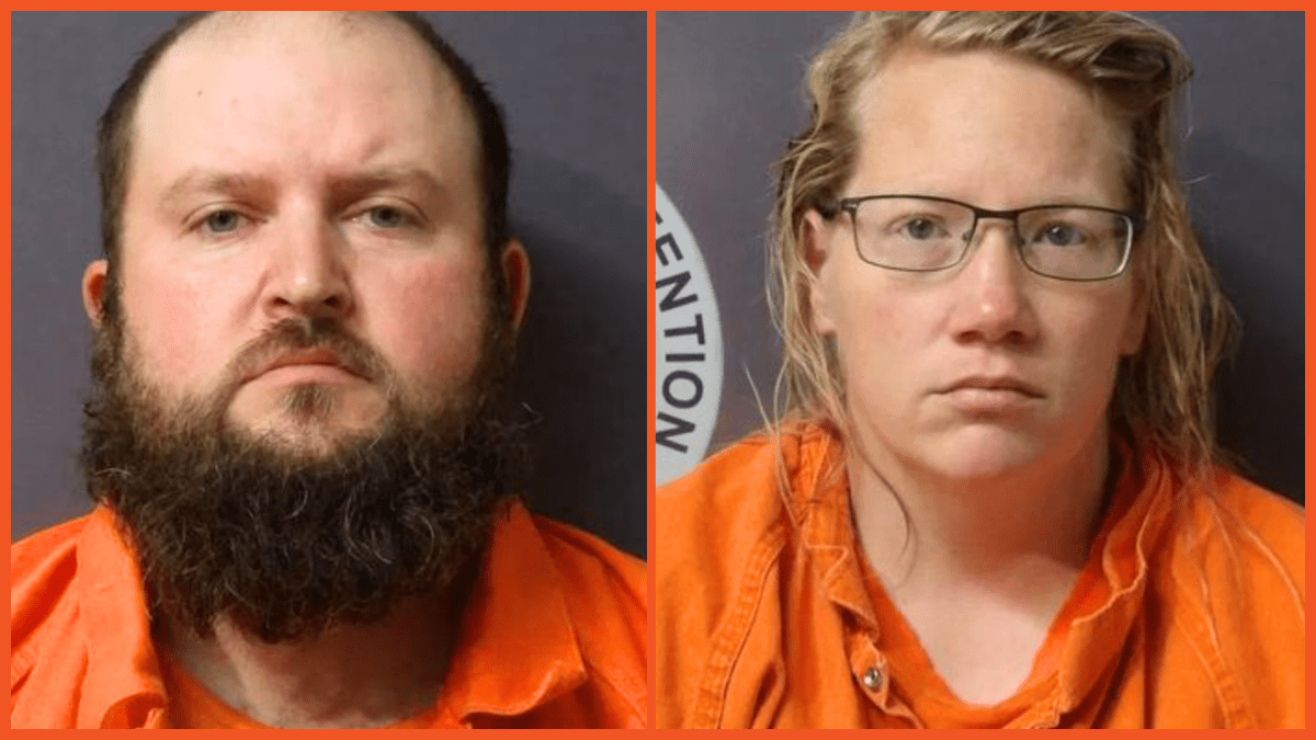 Tyler Wade and Bailey Gibson mugshots via Morgan County Jail