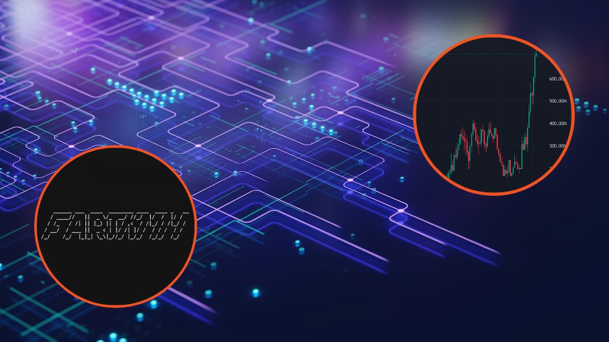 Fartcoin logo and market figures.