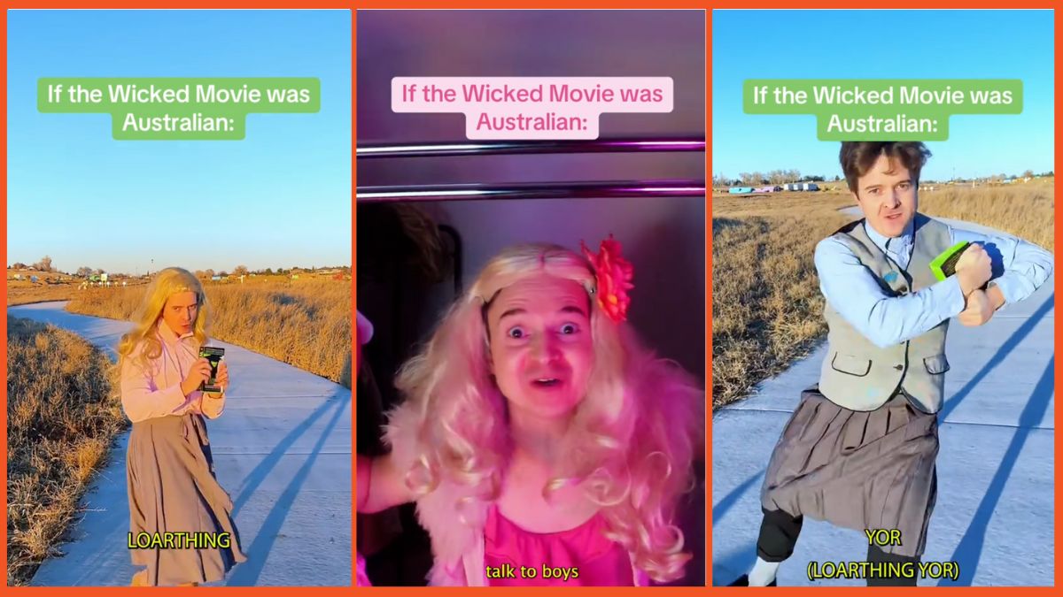 Viral TikTok Australian recreating Wicked songs