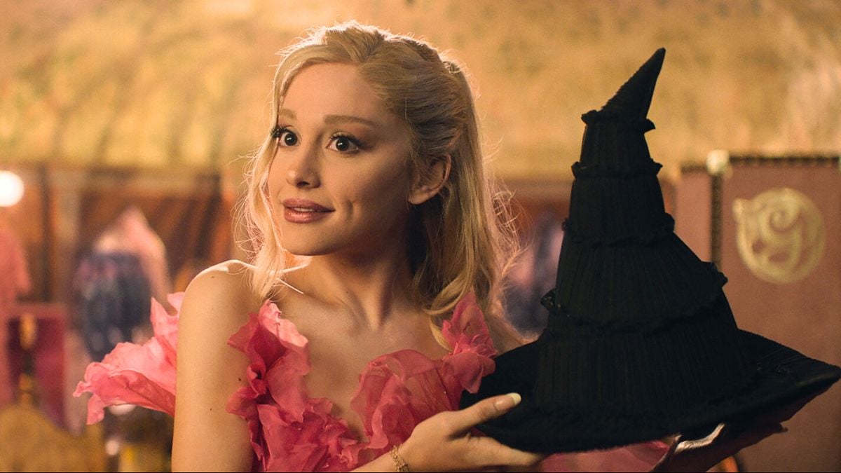 Ariana Grande as Glinda in Wicked.