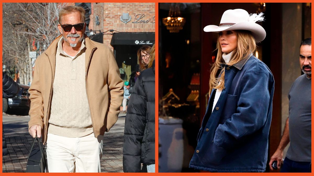 Kevin Costner is seen on December 20, 2024 in Aspen, Colorado and Jennifer Lopez is seen on December 29, 2024 in Aspen, Colorado.