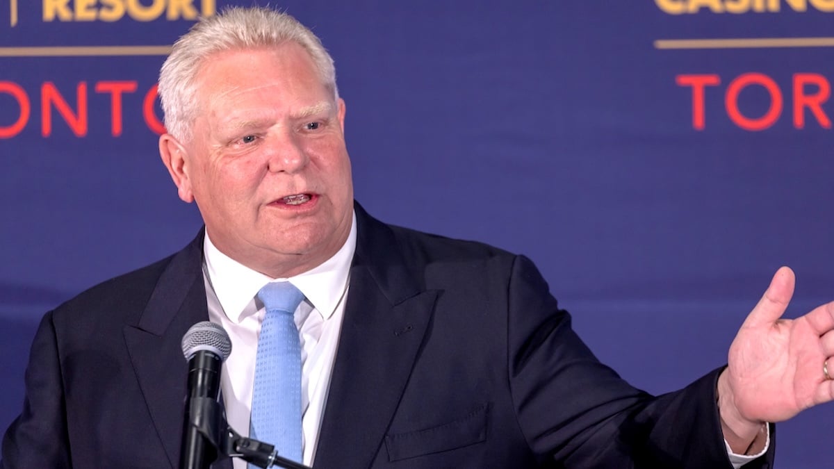 The Honourable Doug Ford, Premier of Ontario attends a Special Ceremony during the Grand Opening Celebration Festivities