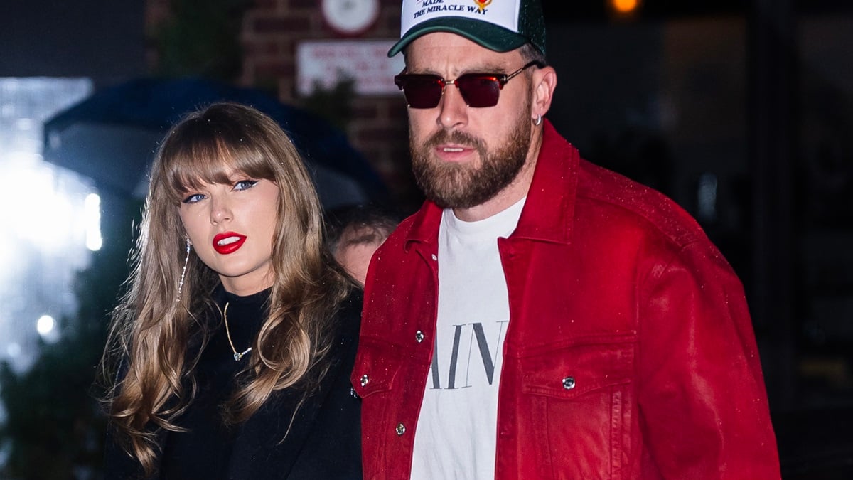 Taylor Swift and Travis Kelce are seen in the Meatpacking District on December 28, 2024 in New York City