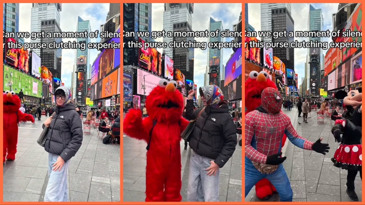 TikTok Times Square characters