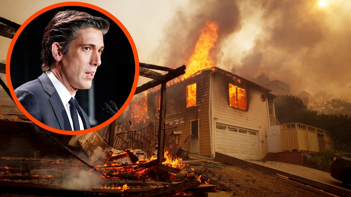 David Muir on Palisades Fire