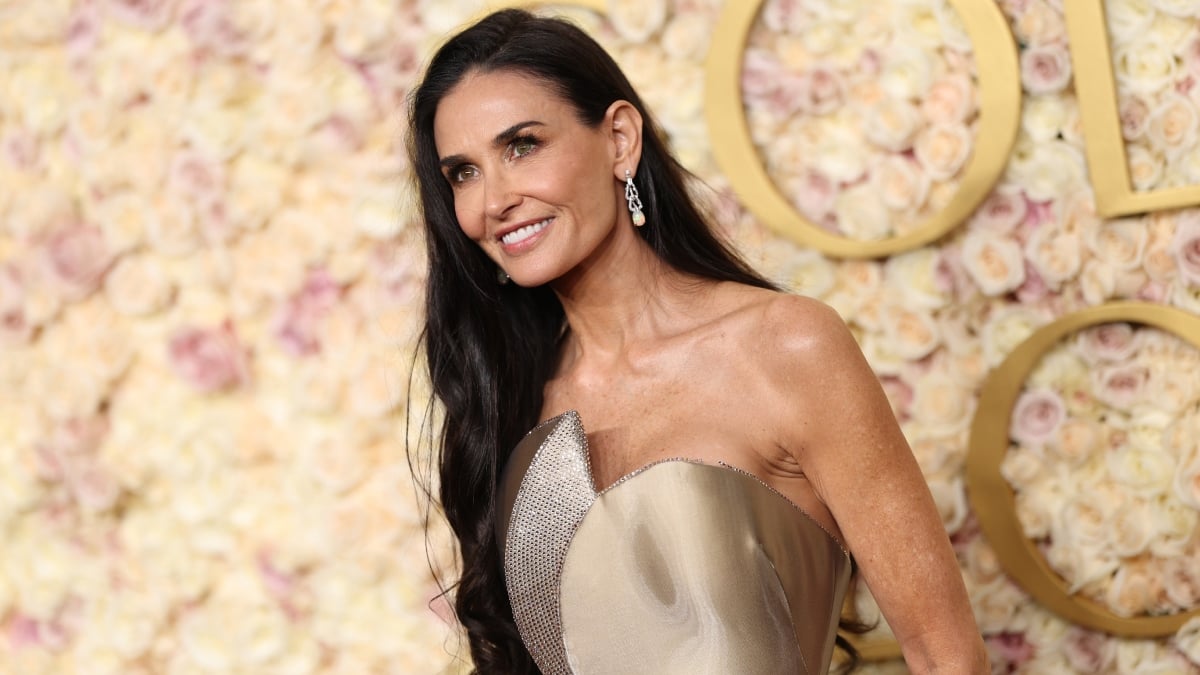 Demi Moore attends the 82nd Annual Golden Globe Awards at The Beverly Hilton on January 05, 2025 in Beverly Hills, California.