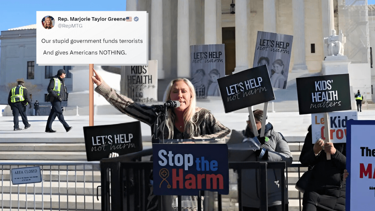 Marjorie Taylor Greene kicks off 2025 by pitting Americans against their 'stupid government'