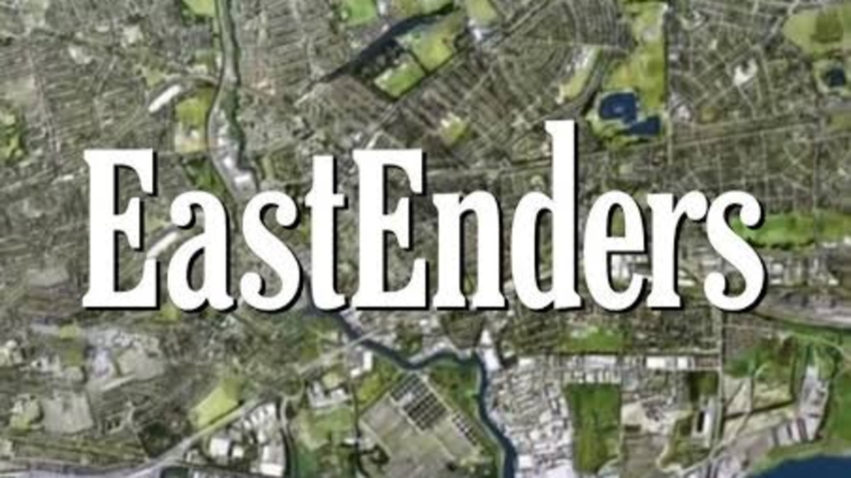 'Eastenders' title card