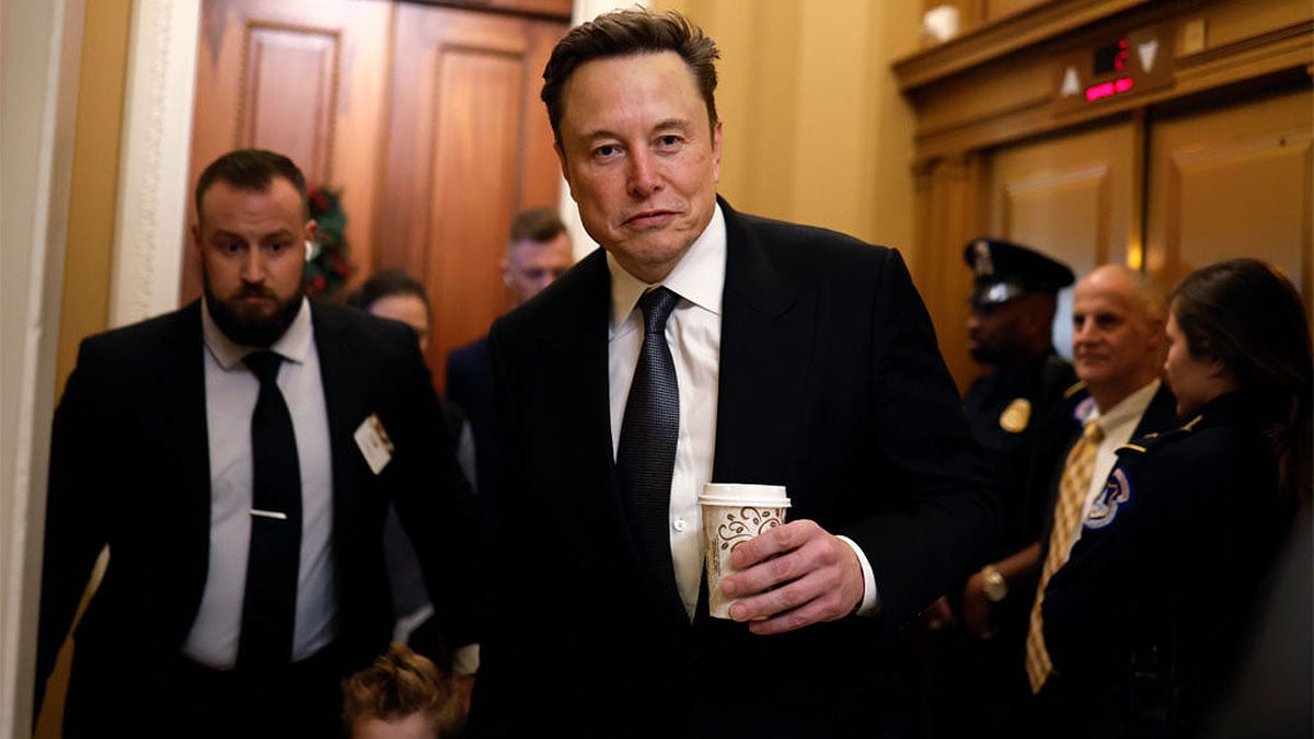 Elon Musk pays a visit to Capitol Hill.