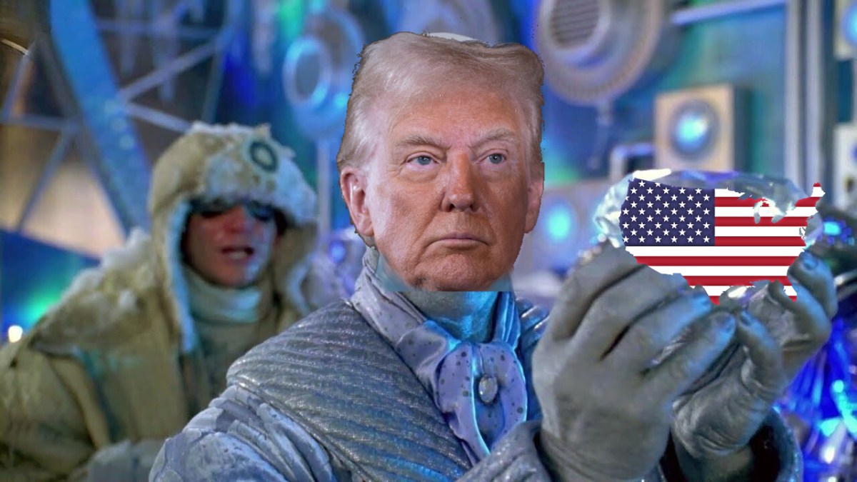 Donald Trump as Mr. Freeze