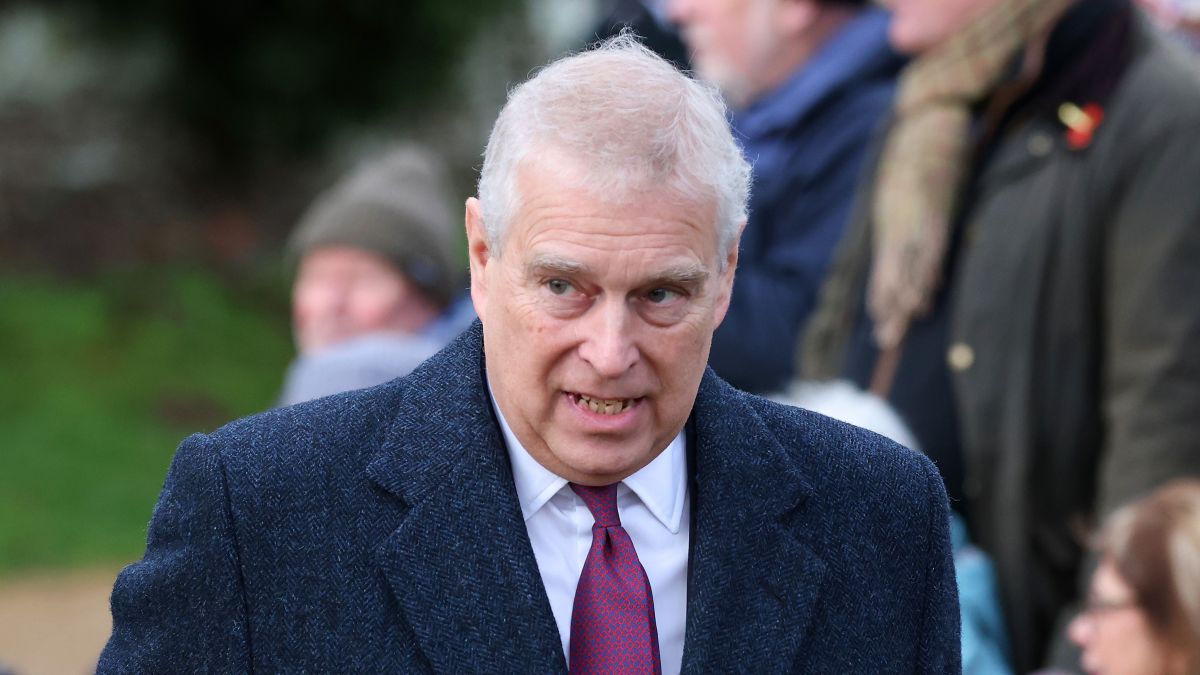 Prince Andrew, Duke of York, attends the Christmas Day service at St Mary Magdalene Church on December 25, 2022 in Sandringham, Norfolk. King Charles III ascended to the throne on September 8, 2022, with his coronation set for May 6, 2023. (Photo by Stephen Pond/Getty Images)