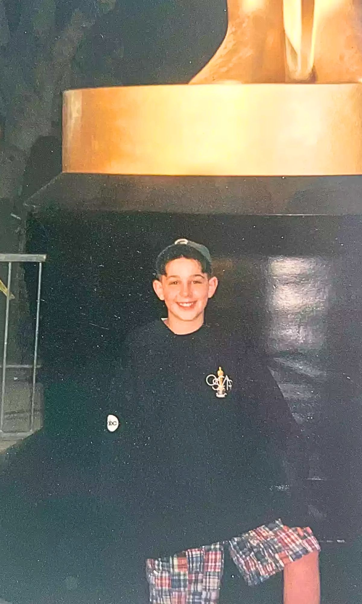 Jeremy Strong outside the 65th Academy Awards in 1993.