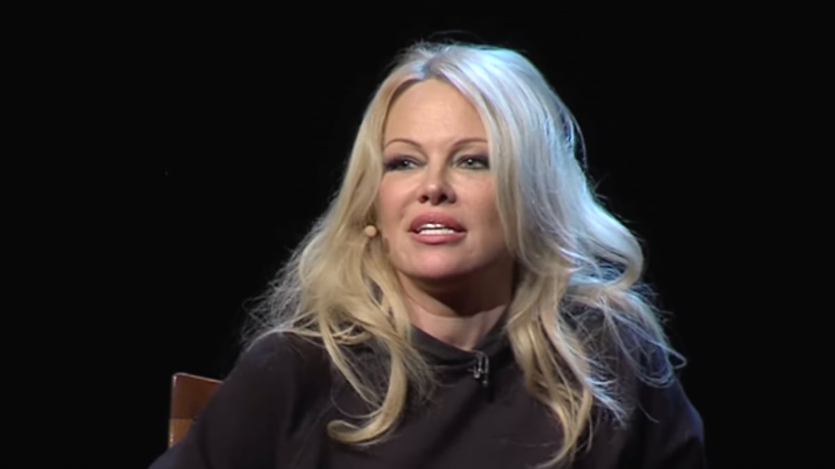 Pamela Anderson at Opening Show Elevate Festival 2019.