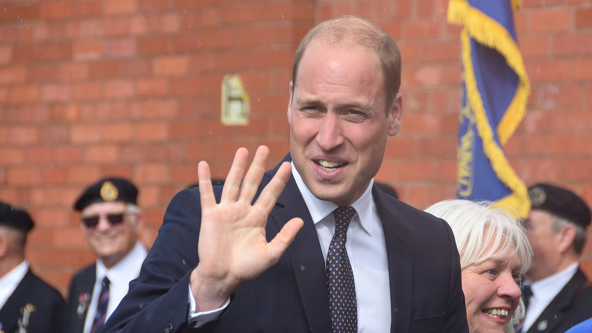 His Royal Highness Prince William, Duke of Cambridge, visiting Wallasey, a town within the Metropolitan Borough of Wirral, in Merseyside, England.