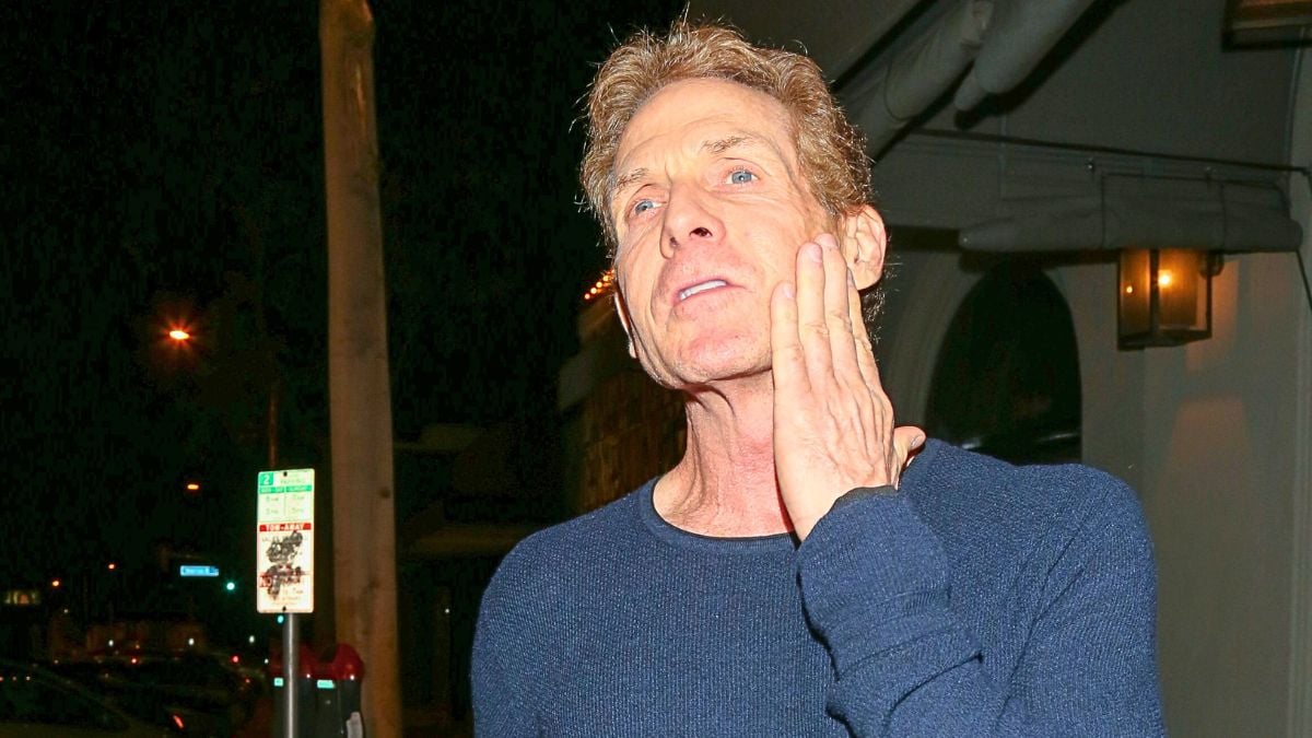 Skip Bayless is seen on October 27, 2017 in Los Angeles, California.