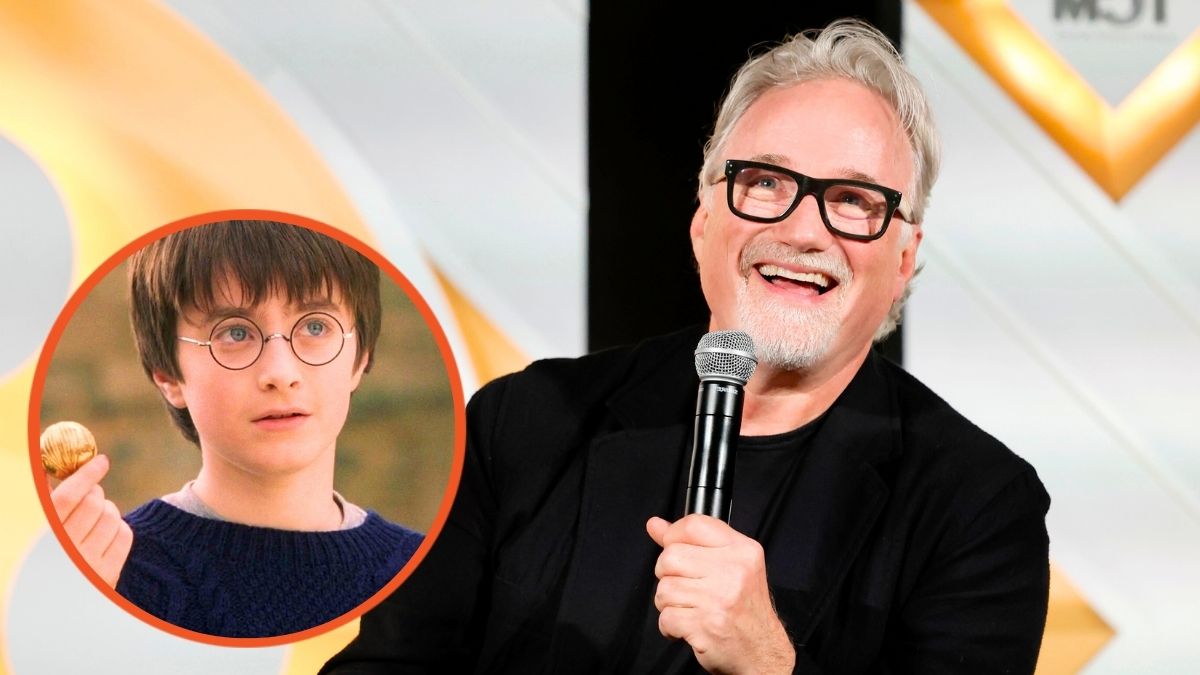 Still from 'Harry Potter' and David Fincher speaks onstage at the Se7en screening during the 2024 TCM Classic Film Festival at TCL Chinese Theatre