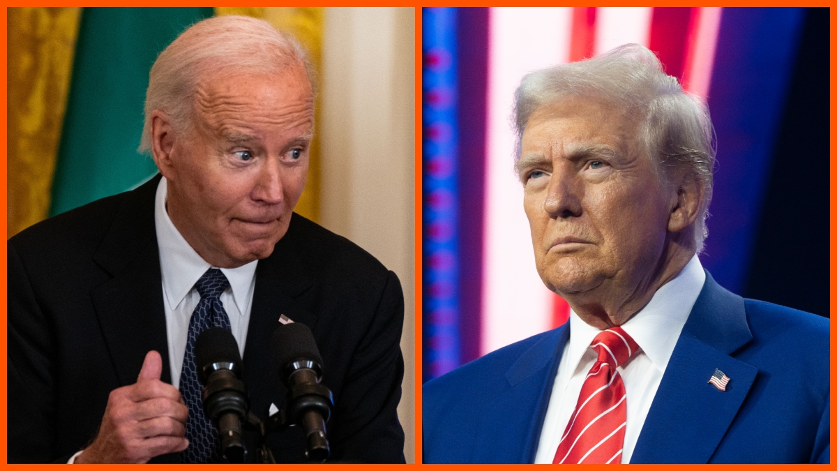 Joe Biden Donald Trump Getty