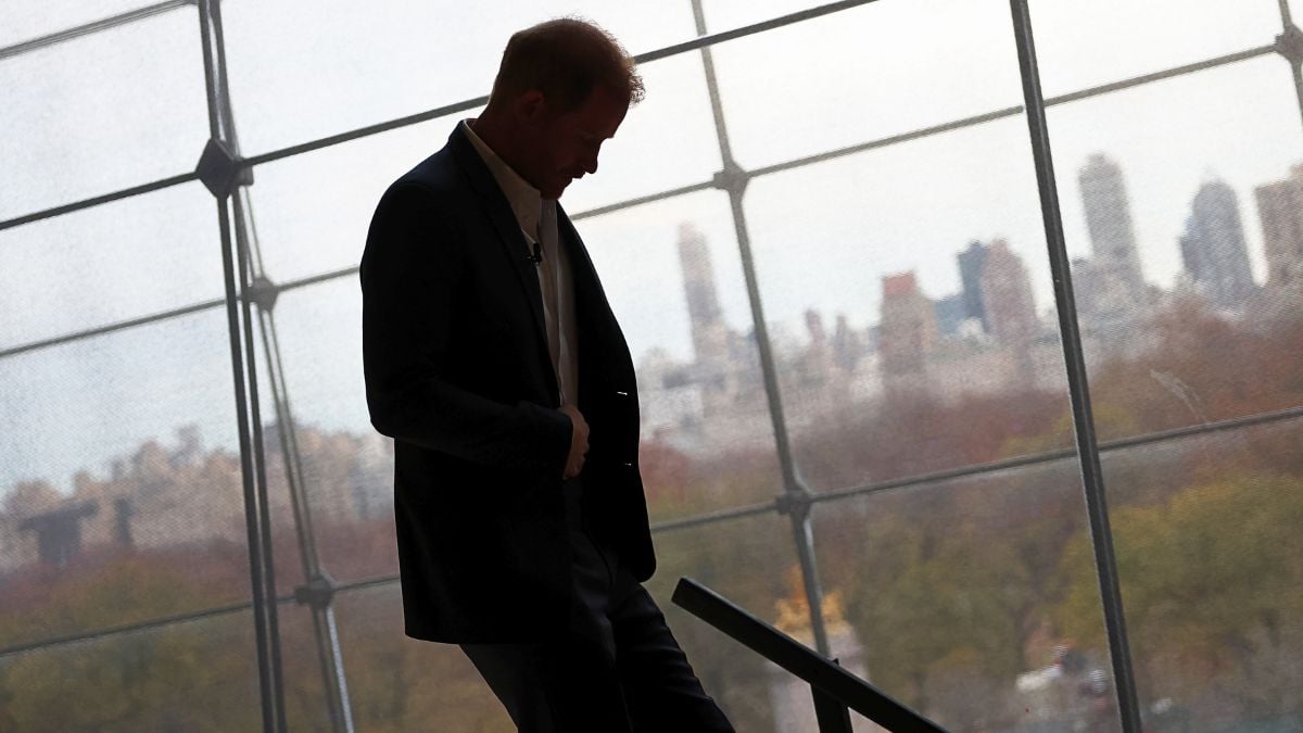 Prince Harry, The Duke of Sussex, leaves the stage during the New York Times annual DealBook summit at Jazz at Lincoln Center on December 04, 2024 in New York City. The NYT summit with Andrew Ross Sorkin returns with interviews on the main stage including Sam Altman, co-founder and C.E.O. of OpenAI, Jeff Bezos, founder and executive chairman of Amazon and owner of the Washington Post, former U.S. President Bill Clinton and Prince Harry, The Duke of Sussex, among others. The discussions will touch on topics such as business, politics and culture. 