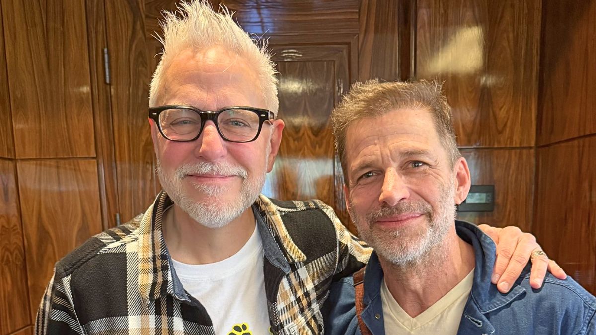 James Gunn and Zack Snyder