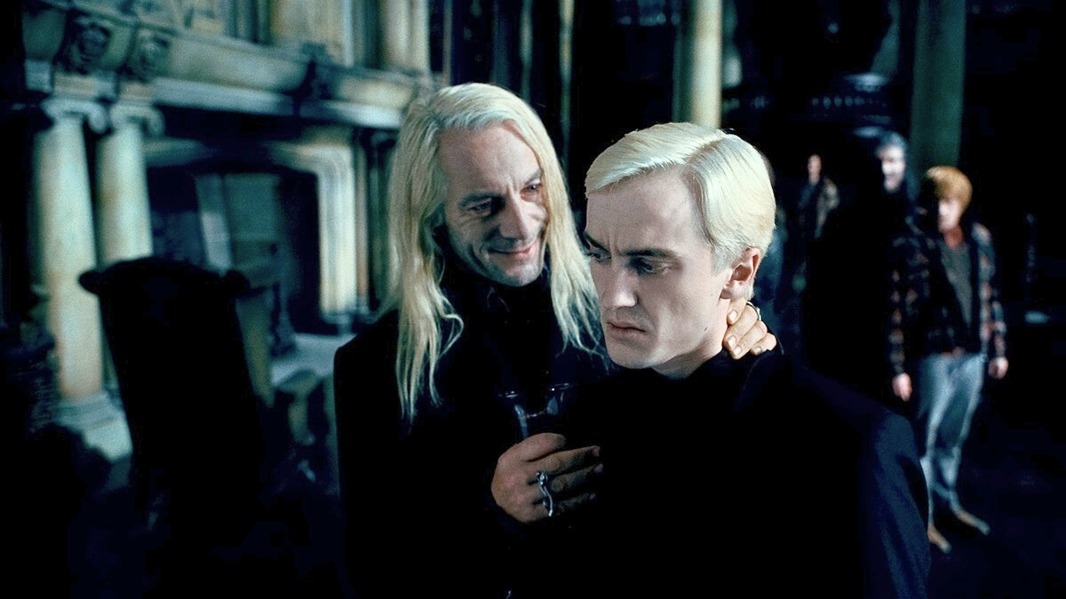 Lucius and Draco Malfoy