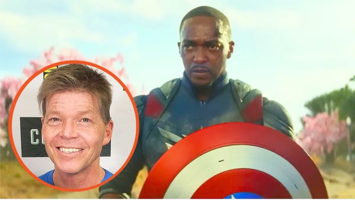 Still from Brave New World and image of Rob Liefeld