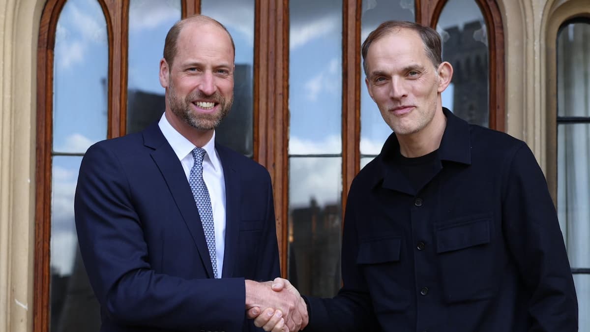 Prince William and Thomas Tuchel