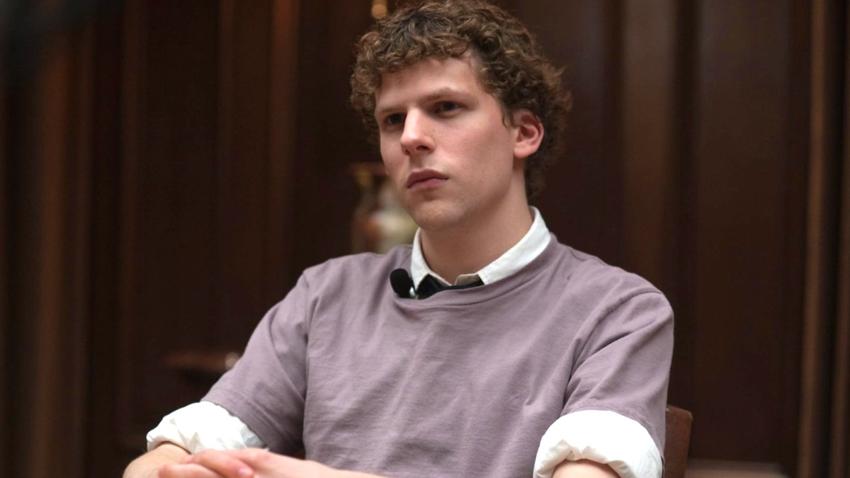 Jesse Eisenberg as Mark Zuckerberg in The Social Network