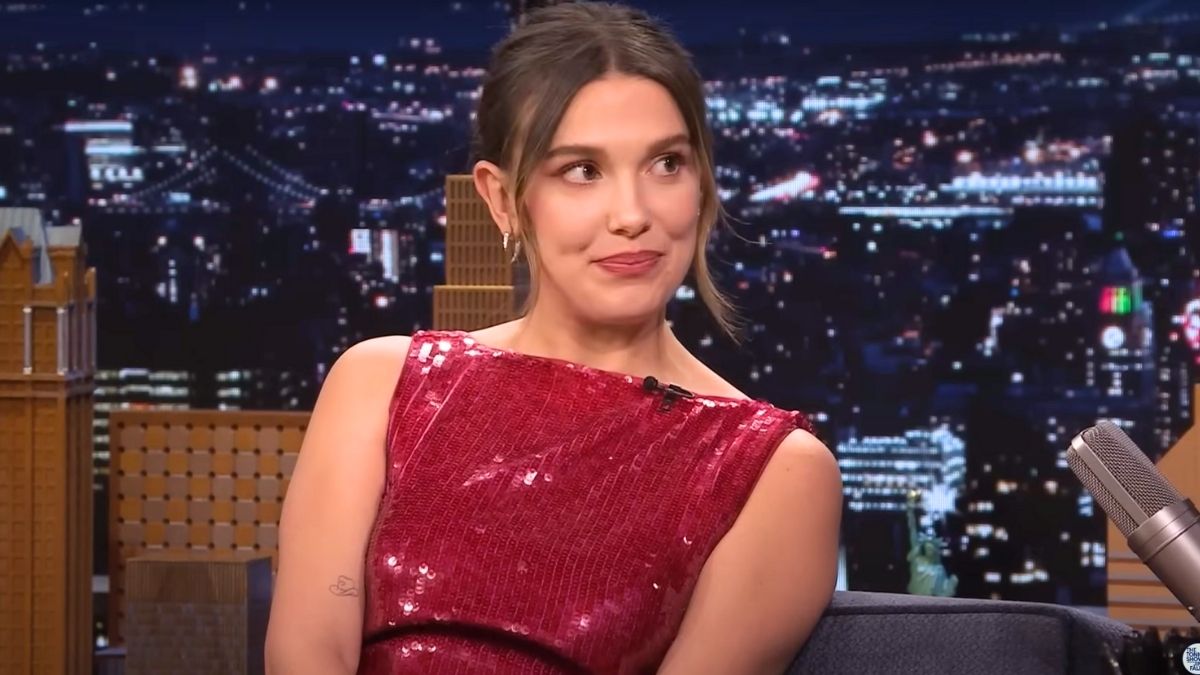 Millie Bobby Brown on The Tonight Show Starring Jimmy Fallon.
