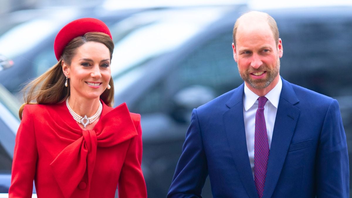 Catherine, Princess of Wales and Prince Willliam of Wales attend the celebrations for Commonwealth Day at Westminster Abbey