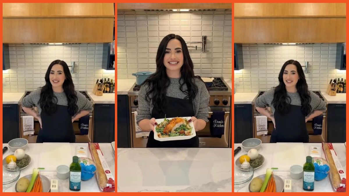 'Cooking with Demi' featuring Demi Lovato