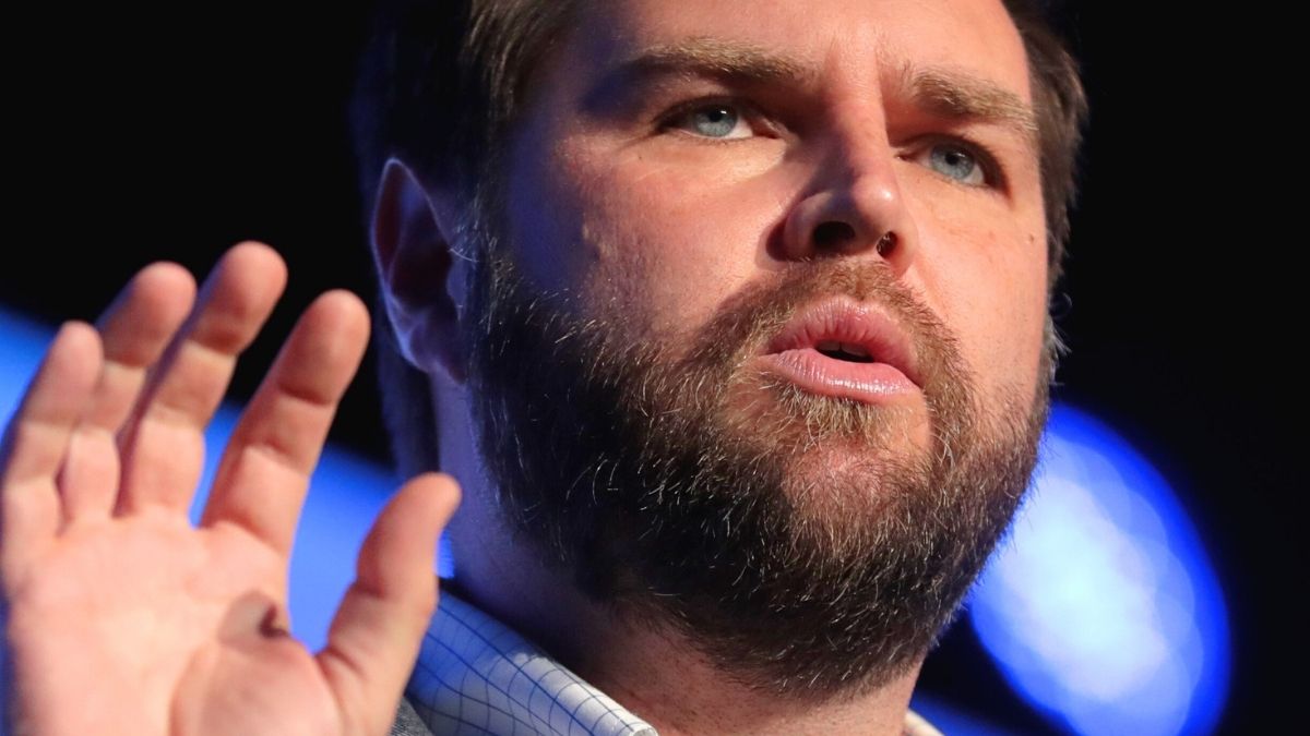 J. D. Vance speaking with attendees at the 2021 Southwest Regional Conference hosted by Turning Point USA at the Arizona Biltmore in Phoenix, Arizona.