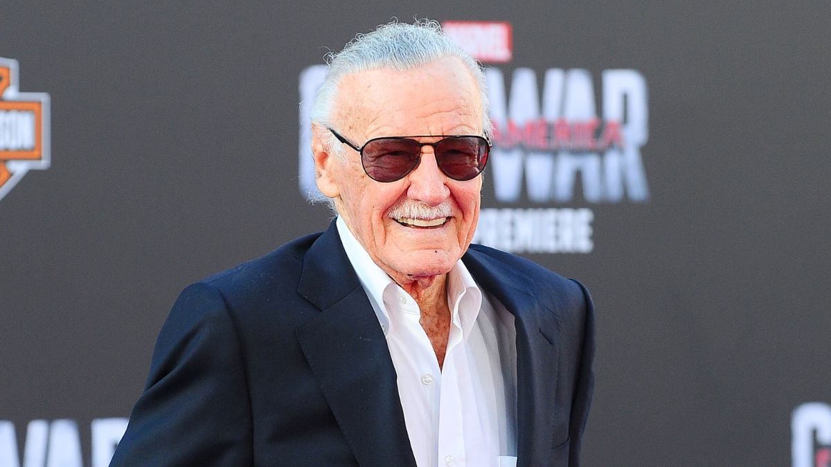 Stan Lee attends the premiere of Captain America Civil War at Dolby Theatre