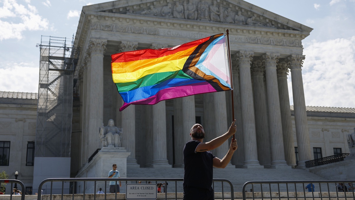 The 8th anniversary of the Supreme Court's ruling in the Obergefell v. Hodges case that guaranteed the right to marriage for same-sex couples.