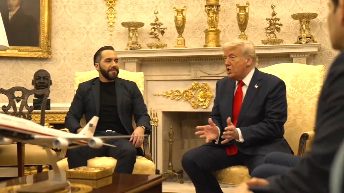 Nayib Bukele and Donald Trump
