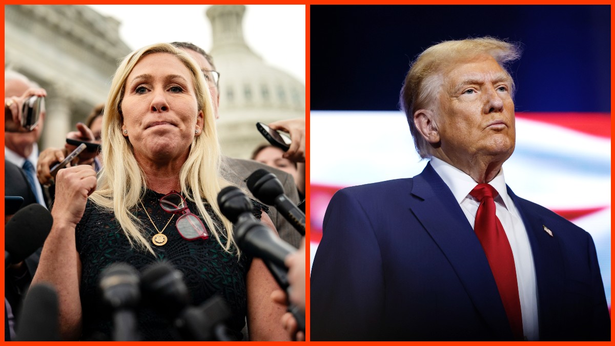 Marjorie Taylor Greene against Donald Trump