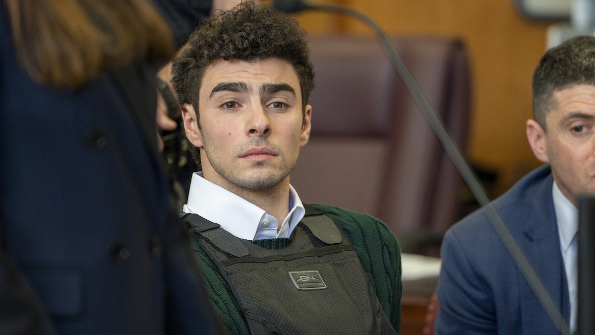 POOL PHOTOS MUST CREDIT: STEVEN HIRSCHLuigi Mangione appears in NYC court for the murder UnitedHealthcare CEO CEO Brian Thompson.