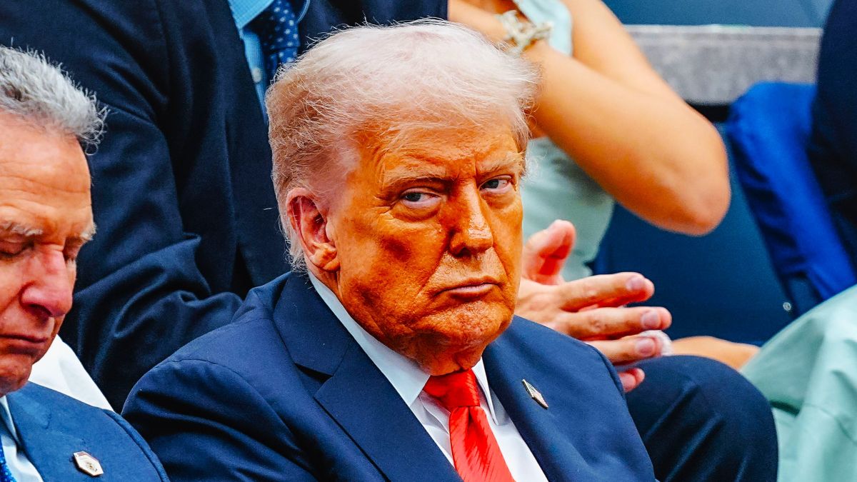 Steve Witkoff and President Donald Trump attend the Men's Singles Final on Day 15 of the 2025 US Open Tennis Championships at the USTA Billie Jean King National Tennis Center on September 07, 2025 in Flushing Meadows, Queens, New York City. (Photo by XNY/Star Max/GC Images)