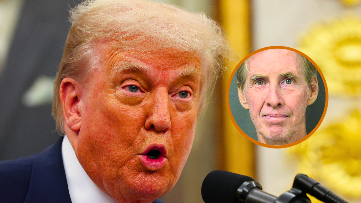 U.S. President Donald Trump speaks during an event with Apple CEO Tim Cook in the Oval Office of the White House on August 6, 2025 in Washington, DC. Apple Inc. announced a $100 billion investment in manufacturing facilities in the U.S., on top of an announcement in February committing over the next four years to a $500 billion investment in the U.S. economy and the addition of 20,000 new jobs. (Photo by Win McNamee/Getty Images)