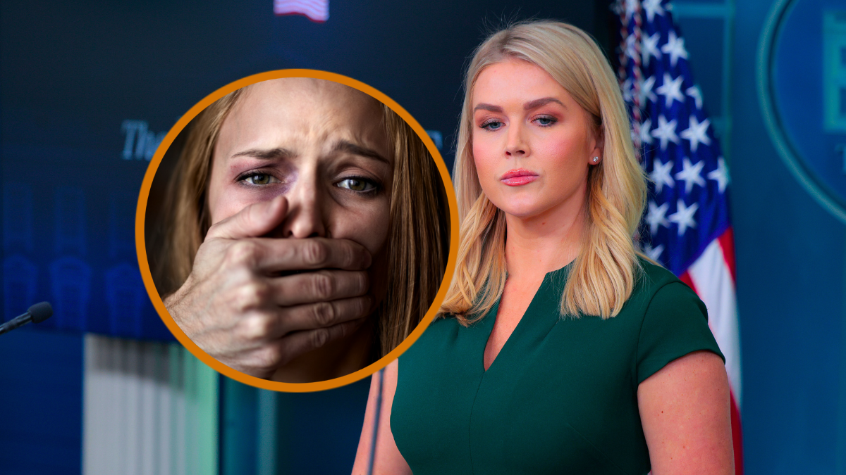 White House Press Secretary Karoline Leavitt conducts a news conference in the Brady Press Briefing Room at the White House on March 17, 2025 in Washington, DC. Leavitt talked about U.S. airstrikes on Houthi rebels in Yemin, the deportation of Venezuelans to El Salvador and whether the Trump administration will conform with federal judges' orders. (Photo by Chip Somodevilla/Getty Images)